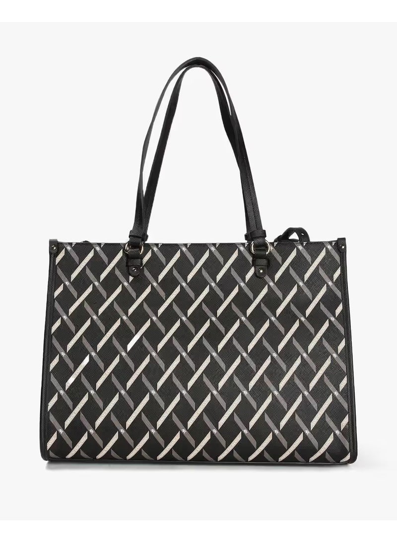 Armani Exchange All-Over Logo Print Tote Bag - Image 2