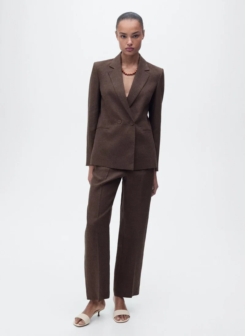 MANGO Essential Regular Fit Pants