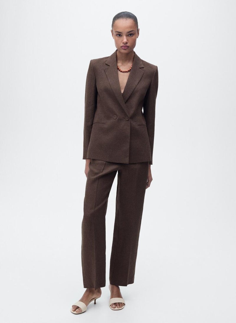 MANGO Essential Regular Fit Pants  - Image 4