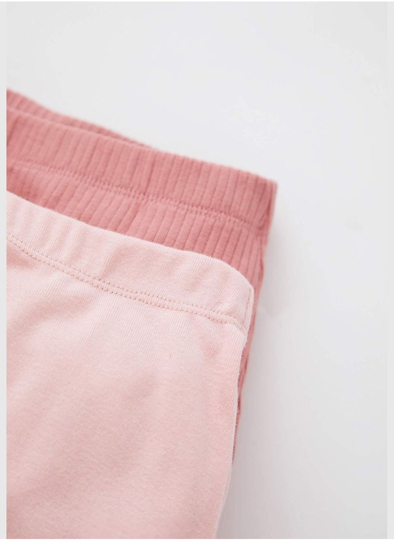 DeFacto 2 Pack BabyGirl Regular Fit Bottom Trousers  - Image 1