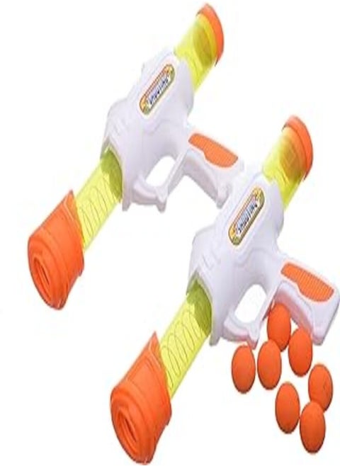 High Quality Double Foam Balls gun Toy For Kids For Endless Hours Of Entertainment - Multi Colour