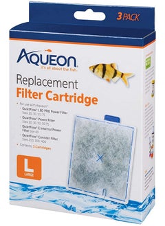 12 Pack Of Replacement Filter Cartridges, Large, For Quietflow Aquarium Filters