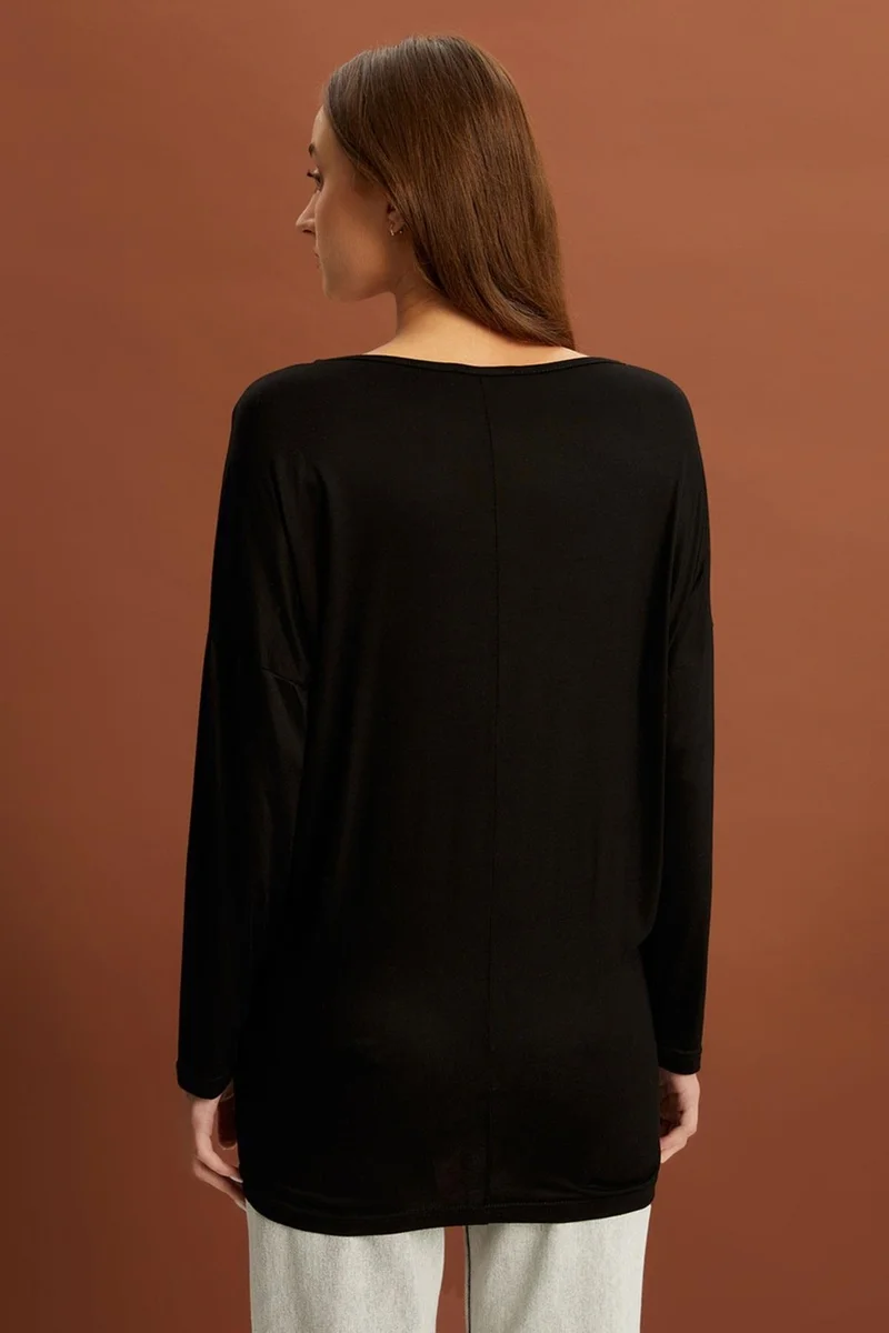 Alexander Gardi V-Neck Bat Sleeve Blouse (B22-153100)