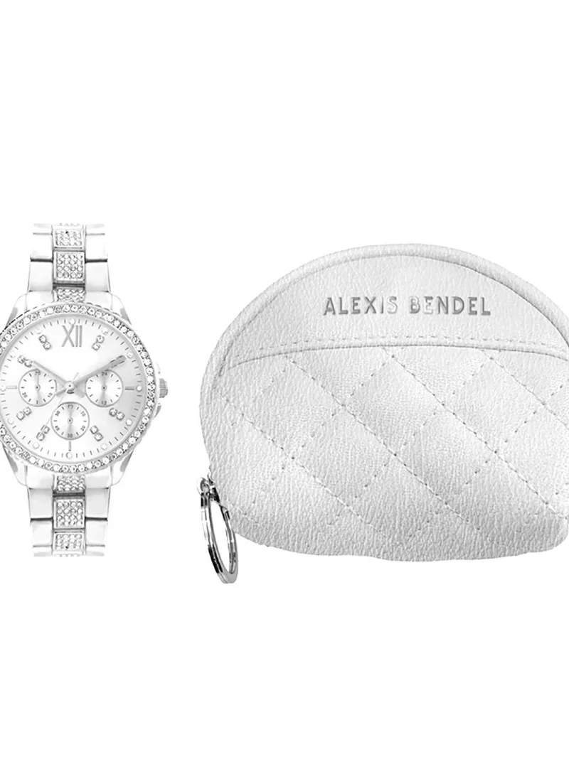 Alexis Bendel Alexis Bendel Women's Watch with Wallet Set  Silver Steel A0969S-42-B28