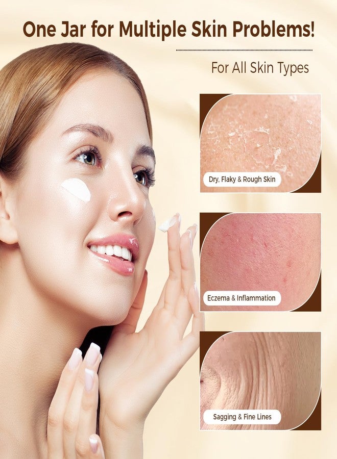 OUKEYA Beef Tallow for Face Nourishing Tallow & Honey Cream for Deep Hydration, Skin Firming & Softness 100% Natural Fed Cows for Sensitive Skin Care 50g 1.76oz - Image 4