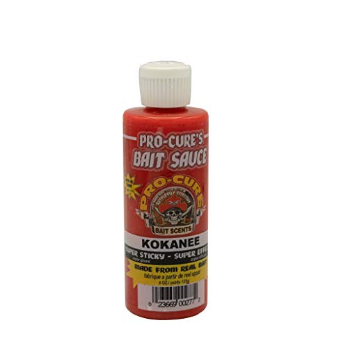 PROcure Pro-Cure Kokanee Bait Sauce, 4 Ounce, Red - Image 1