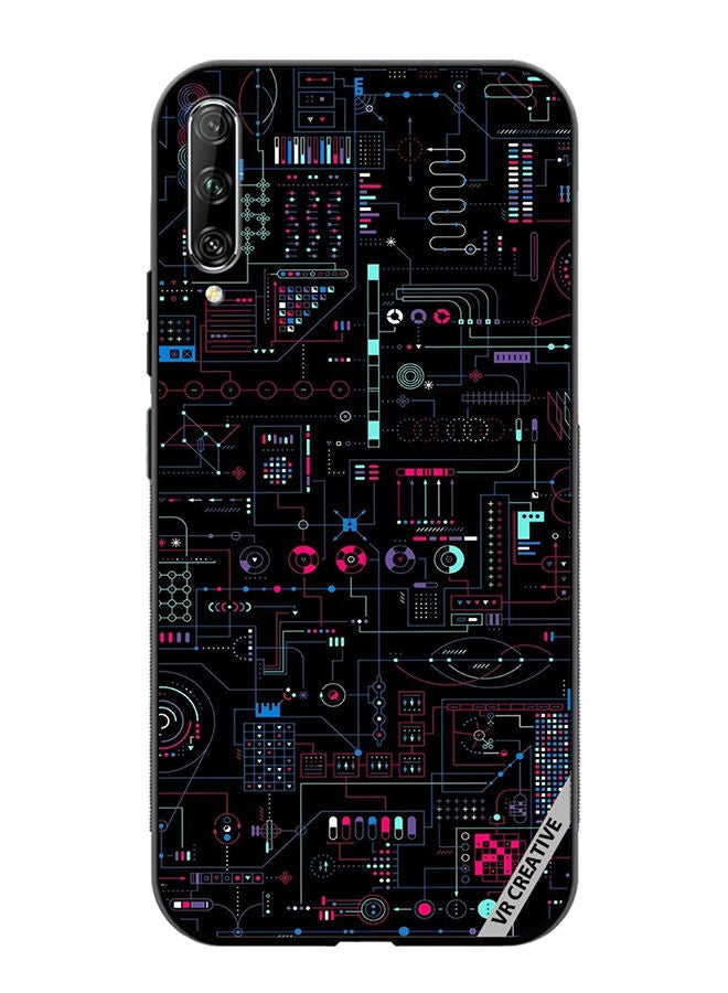 VR CREATIVE Protective Case Cover For Huawei Nova Y9S Circuit Design Multicolour - Image 1