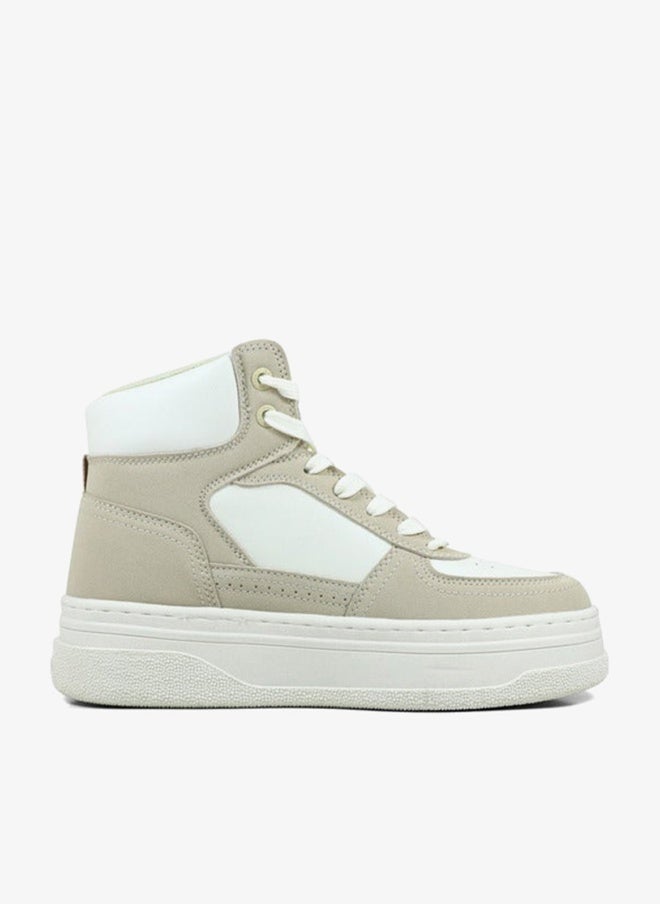 GAP Women's PARADISE MID II BSC Lace-Up High Top Sneakers - GPW5242051620 - Image 1