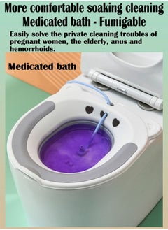 ZCM-HAPPY Hemorrhoid sitz bath, postpartum care sitz bath, medicated bath  - Image 3
