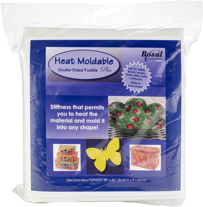 Bosal Heat Moldable Plus 20 x 36 Notion White