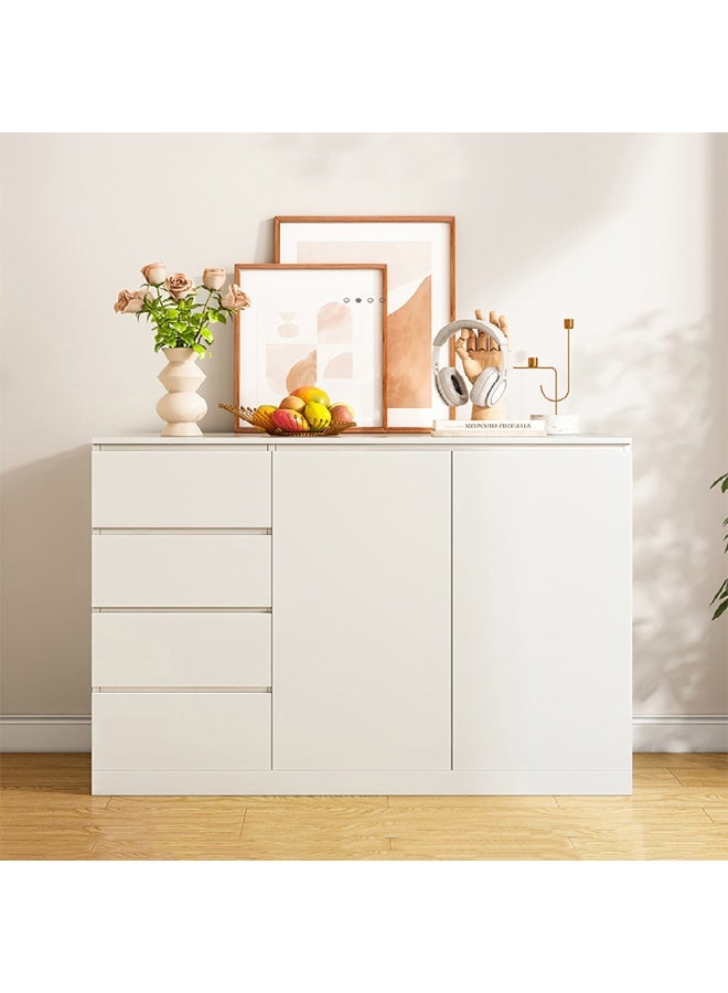 Chest of Drawers, 4-Dawer and 2-Door Wooden Storage Cabinet for Household Items and Beddins, Multifunctional Drawer Storage Cabinet for Living Room and Bedroom, DGC001 - Image 4