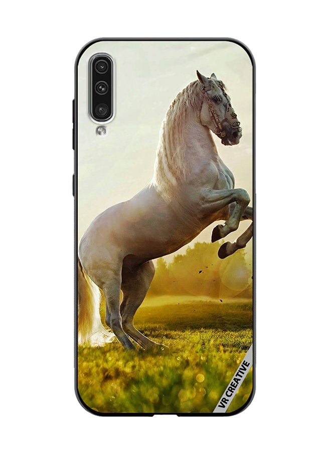 VR CREATIVE Protective Case Cover For Samsung Galaxy A70/A70s Horse Stance Design Multicolour - Image 1