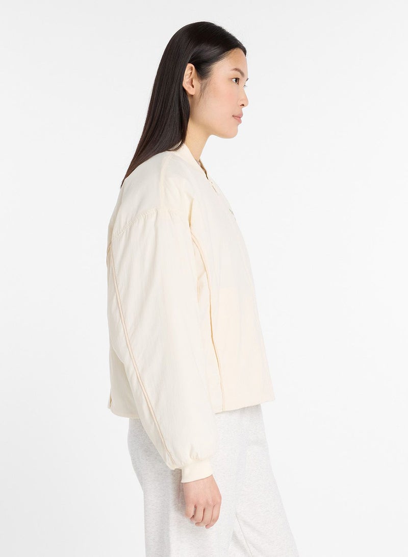 New Balance Linear Heritage Woven Bomber Jacket - Image 4