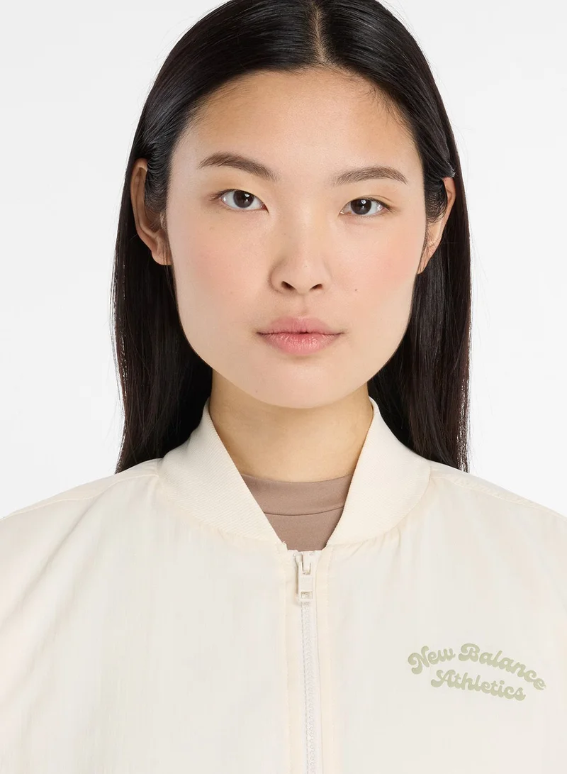 New Balance Linear Heritage Woven Bomber Jacket