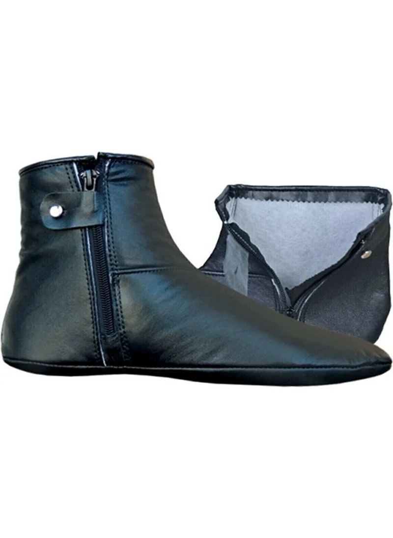 Berat Hac Berat Hajj Socks. Goat Leather Winter Socks. Fleece Lined Inside Zippered Socks. Size 44