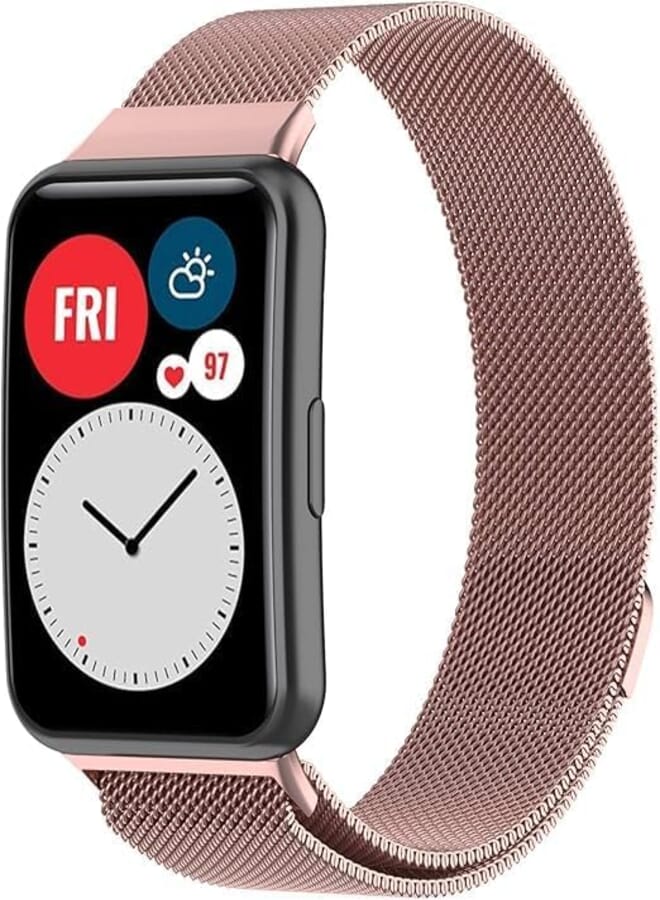 Next Next Store 22mm Stainless Steel Metal Strap Compatible with Samsung Galaxy Watch 3 45mm / Gear S3 / Huawei GT3 46mm / GT2E / GT2 Pro/Magic 2 46mm / Amazfit / GTR3 Magnetic Closure