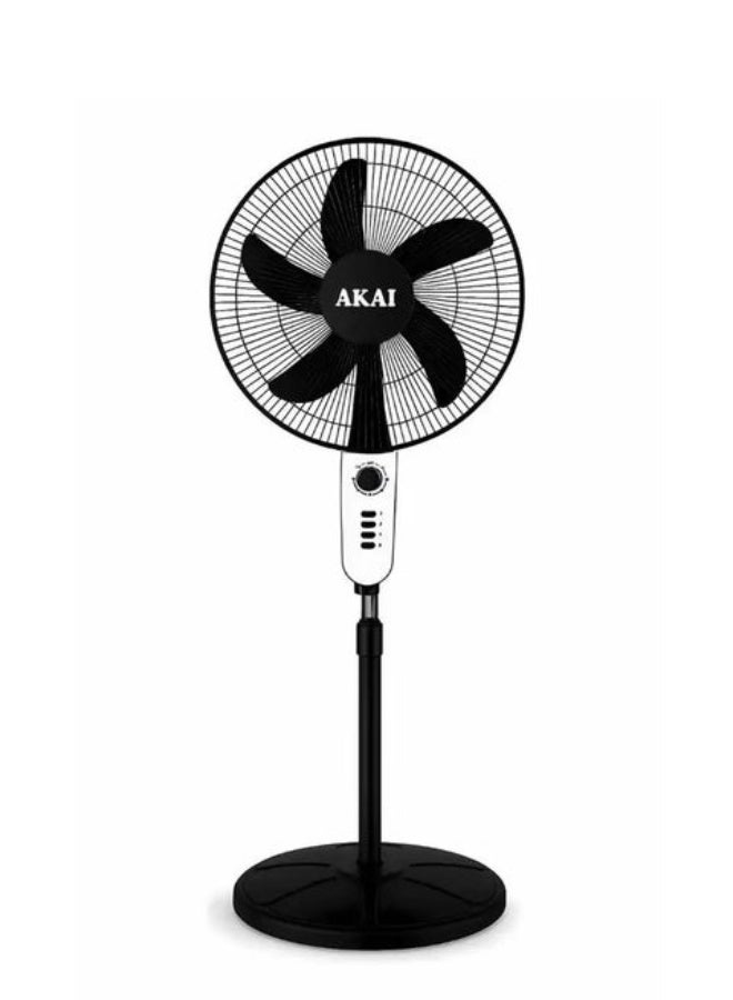 AKHAI Akai 18-inch Stand Fan, 3 Speeds, 5 Blades, 1-Year Warranty, 65W, Model AK-18SA - Image 1