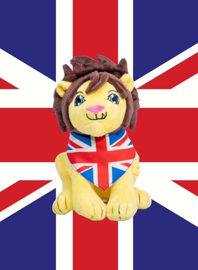 DXB GADGETS Saint George’s Lion Plush Toy British Animal Collectible  - Image 2