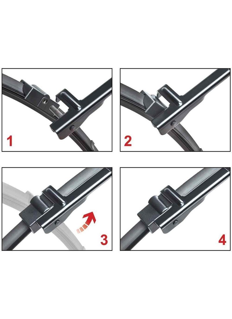 RBW - 90252 Mazda 3 Hb 2003-2009 Front Wiper Set - Image 1