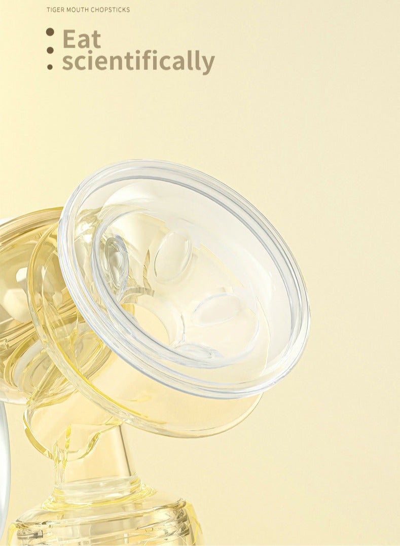 Minitutu Manual breastfeeding breast pump small portable nano antibacterial milk collector multifunctional milk bottle massage lactation - Image 5
