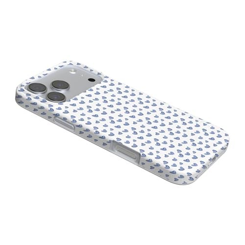 Casely iPhone 17 Pro Max Case | Lovebug | Blue Hearts | Compatible with MagSafe | Classic Ultra Slim Design - Image 5