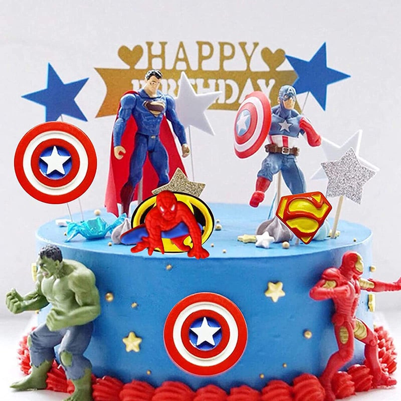 Yedadone 2 Pieces Superheros Themed Silicone Fondant Molds Cookie Fondant Molds Candy Chocolate Fondant Molds - Image 5