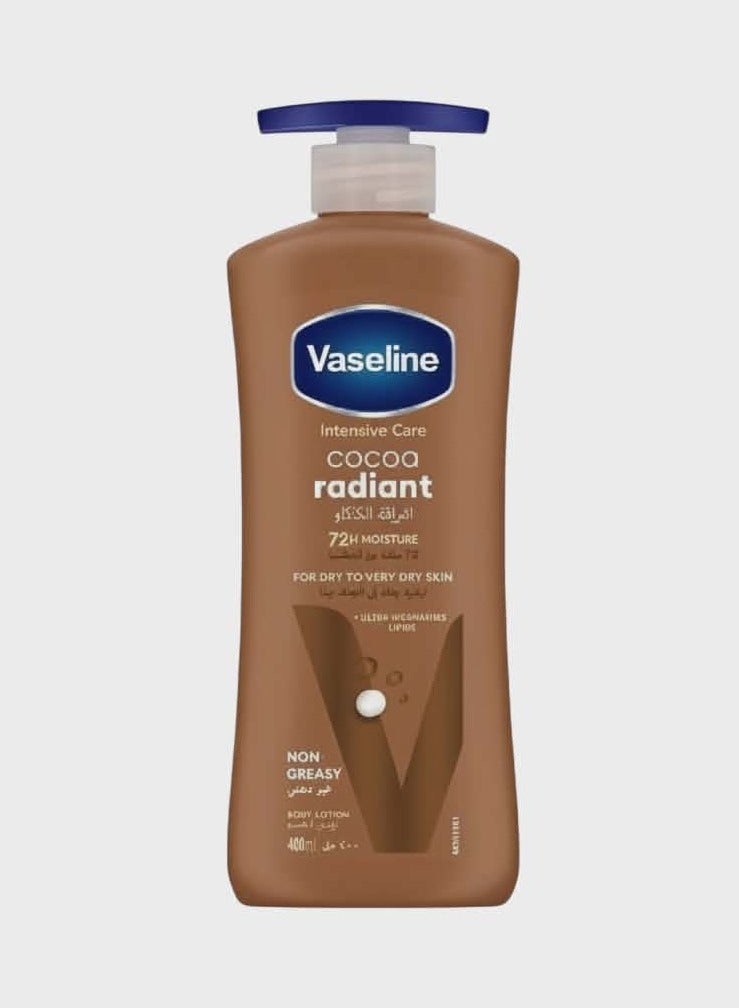 Vaseline Intensive Care Cocoa Radiant Body Lotion, 400ml - Image 1