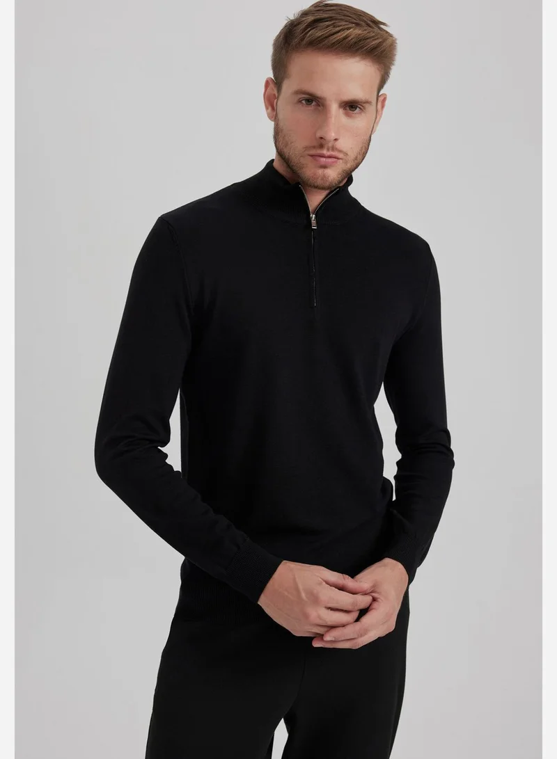 DeFacto Half Zippered Sweater