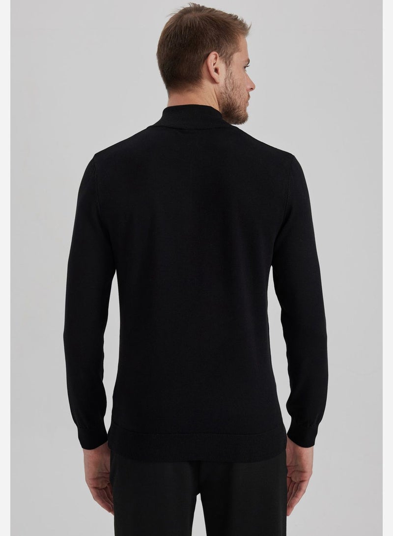 DeFacto Half Zippered Sweater  - Image 3