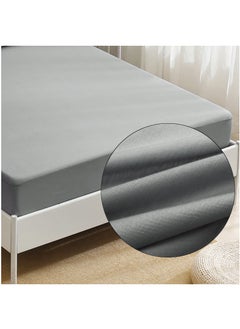 Fabienne Tencel Waterproof Mattress Protector 180x200cm King Size with 2 Pillowcases Tencel+TPU High Absorption Pad Cover for Bed 100% Waterproof Tencel Jersey Mattress Protector Grey  - Image 4