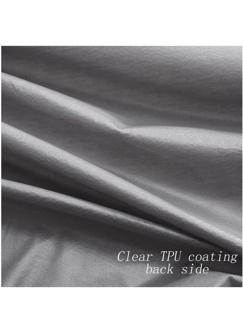 Fabienne Tencel Waterproof Mattress Protector 180x200cm King Size with 2 Pillowcases Tencel+TPU High Absorption Pad Cover for Bed 100% Waterproof Tencel Jersey Mattress Protector Grey  - Image 5