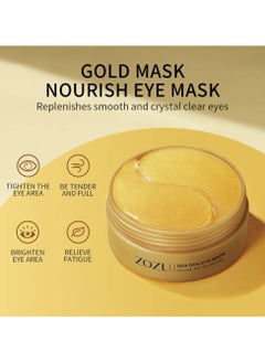 Zozu Avocado Golden Collagen Eye Mask Anti Dark Circles Eye Bags Moisturizing Firming Eye Patches Skin Care Products  - Image 3