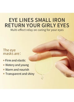 Zozu Avocado Golden Collagen Eye Mask Anti Dark Circles Eye Bags Moisturizing Firming Eye Patches Skin Care Products  - Image 4