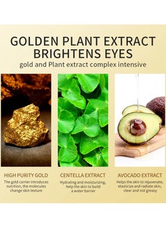 Zozu Avocado Golden Collagen Eye Mask Anti Dark Circles Eye Bags Moisturizing Firming Eye Patches Skin Care Products  - Image 5