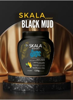 SKALA Skala Original Black Mud Activated Charcoal D-Panthenol and Vitamin E Treatment Cream - Revitalizing Hair Care for Dark and Lifeless Hair 1000g  - Image 2