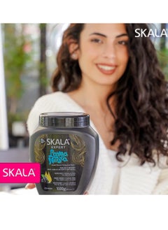 SKALA Skala Original Black Mud Activated Charcoal D-Panthenol and Vitamin E Treatment Cream - Revitalizing Hair Care for Dark and Lifeless Hair 1000g  - Image 3