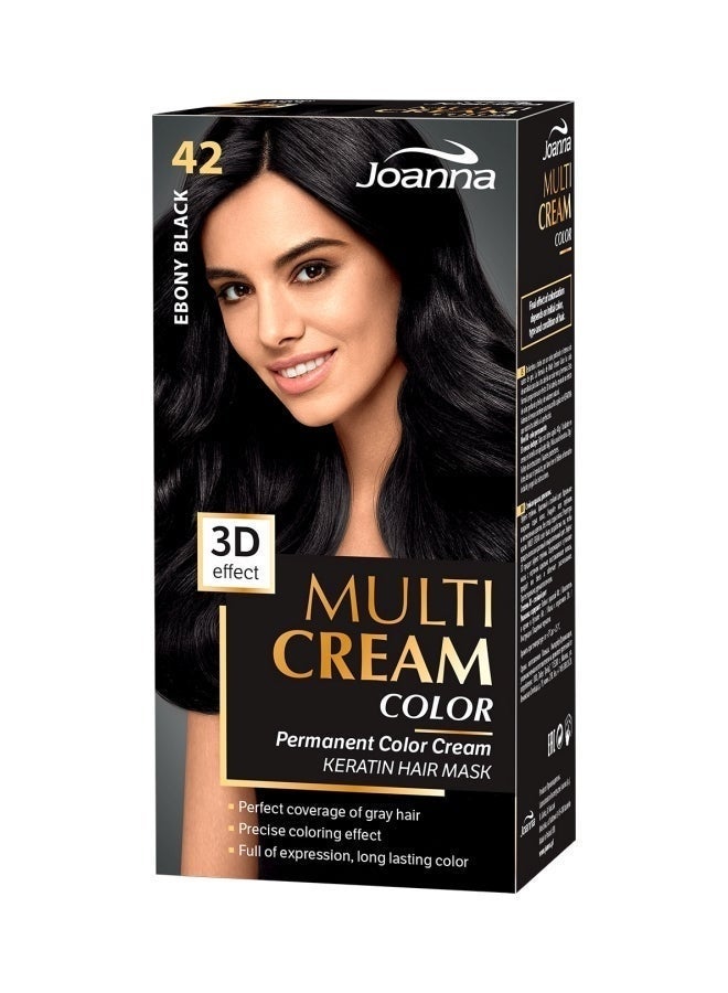 JOANNA كريم صبغة شعر متعدد، 42 أسود كستنائي، بولندا