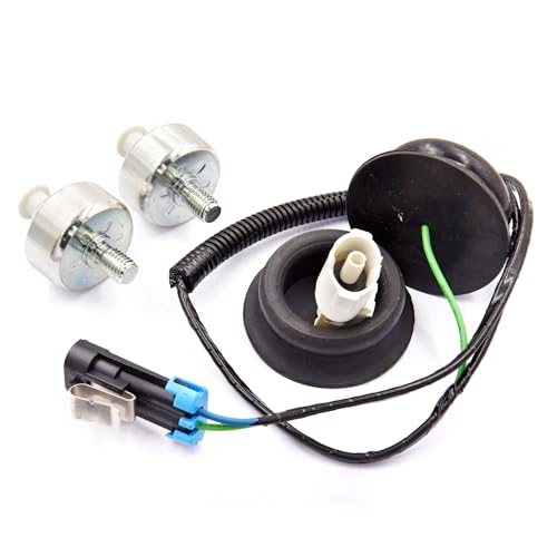 NMN Knock Sensor Kit with Wiring Harness Compatible with Chevy Suburban Silverado Avalanche Tahoe GMC Sierra Yukon Cadillac & More GM Vehicles, Replace# 12601822, 917-033 CHENHO 2xKnock Sensors & Harness - Image 2