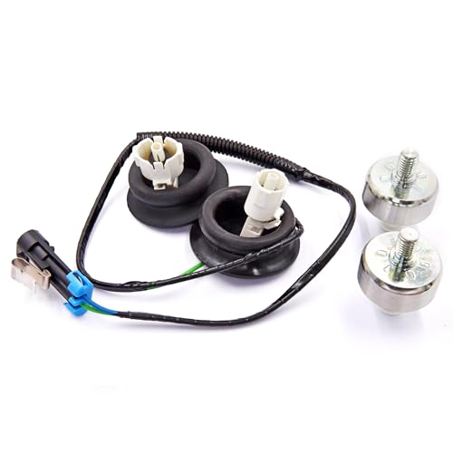 NMN Knock Sensor Kit with Wiring Harness Compatible with Chevy Suburban Silverado Avalanche Tahoe GMC Sierra Yukon Cadillac & More GM Vehicles, Replace# 12601822, 917-033 CHENHO 2xKnock Sensors & Harness - Image 1