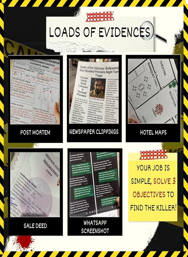 Forensic Files BE A Detective, Solve A Realistic CASE - The Bollywood Premiere Night | Unsolved Case Files | Crime Story Puzzle Game | Brain Games for Boys | Mystery Game - Image 5