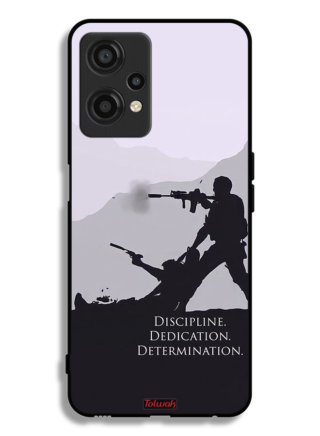 Tolwak OnePlus Nord CE 2 Lite 5G Protective Case Cover Discipline Dedication Determination - Image 2