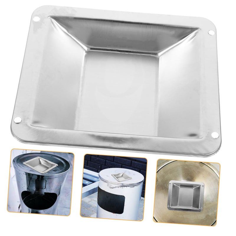 2 Pack Outdoor Square Ashtray With Inner Bucket For Patio Garden Easy Maintenance Waste Sorting - Image 5