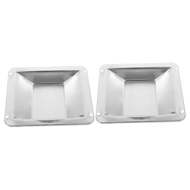 2 Pack Outdoor Square Ashtray With Inner Bucket For Patio Garden Easy Maintenance Waste Sorting - Image 2
