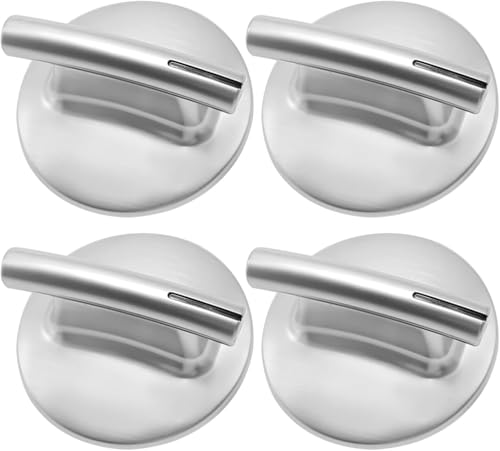 Shibeiparts 4Pack 74010839 Cooktop Burner Knob Replacement for Whirlpool JennAir StoveRange JED8430BDB18 JED8430BDB JED8430BDF JED8430BDS JED8430BDF18 JED8430BDS18 WP74010839 PS2088183 7737P37260 AP4100128 - Image 3