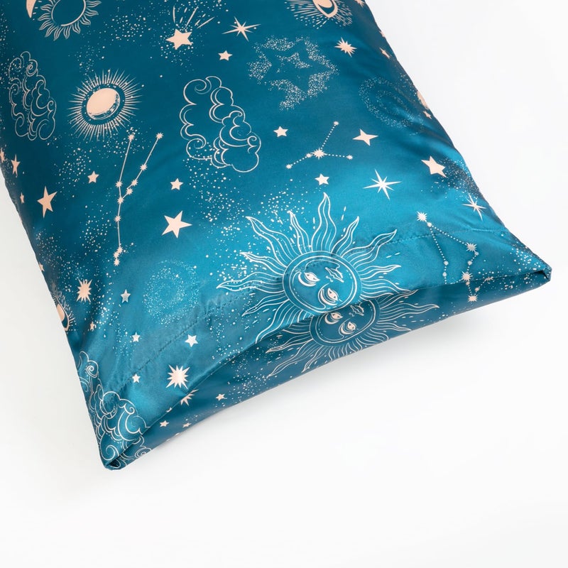 EXQ Home Satin Pillowcase for Hair Printed Sun Pillowcase Body Pillow Pillowcase, Super Soft Silky Body Pillow Cover Similar to Silk Pillow Cases, Gifts for Women Men (20x54 inches) - Image 5