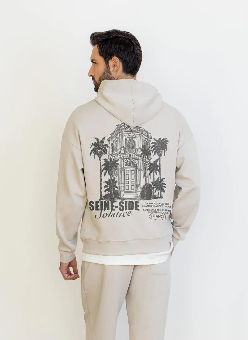 SHAPES SOFT PRINTED HOODIE