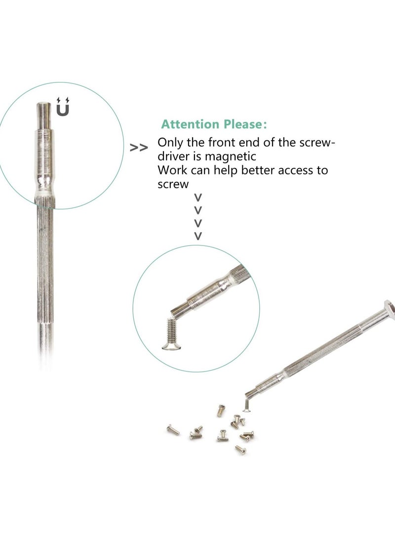 SOLARAE Mini Precision Screwdriver Set with Case, Small Screwdriver Set for Jewelry, Watch, iPhone, Toys, Computer, Eyeglass Repair, 11PCS - Image 4