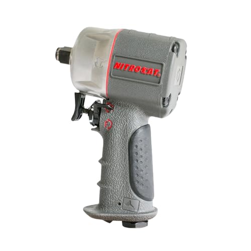 AIRCAT Pneumatic Tools 1076-XL 3/8-Inch NITROCAT Composite Compact Impact Wrench : Low Weight Power Impact Wrench : Tool for Automotive Improvement & Maintenance - Image 1