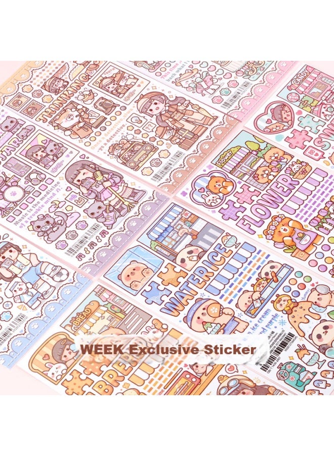 Small Mochi Gudetama Deluxe Full Set Girls' Pretend Play Toy With Abundant Limited Edition Stickers Children Girls Graduation Gift - Image 4