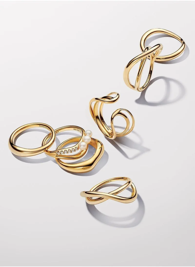 PANDORA  Gold Plated Ring for Women | Best Price UAE